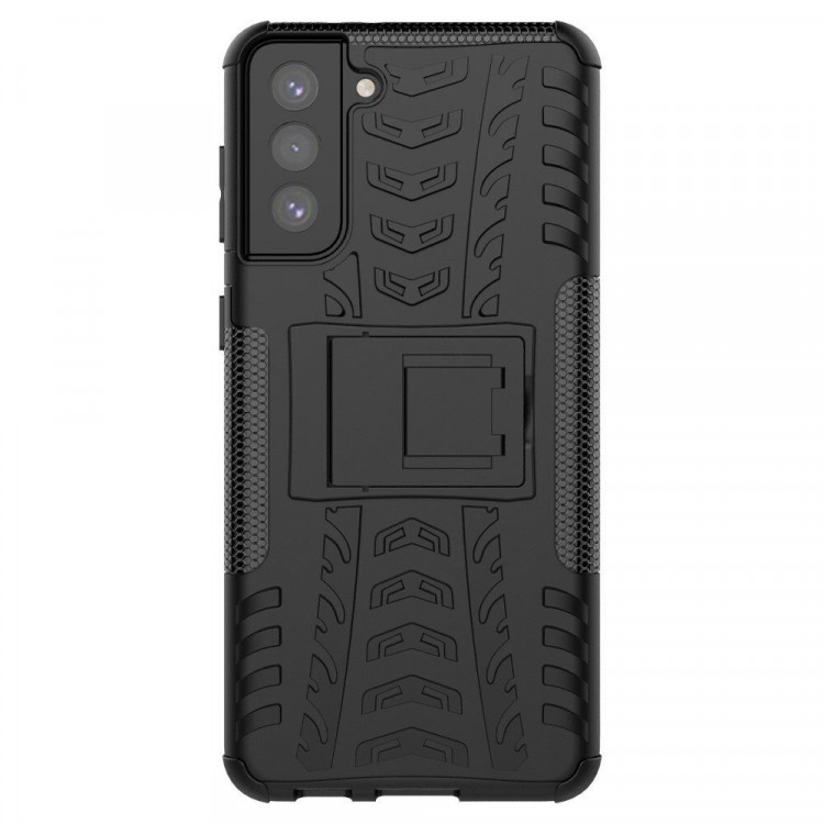 Чехол Hybrid Armor для Samsung Galaxy S21+ (Plus) (черный)