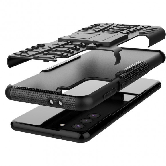 Чехол Hybrid Armor для Samsung Galaxy S21+ (Plus) (черный)