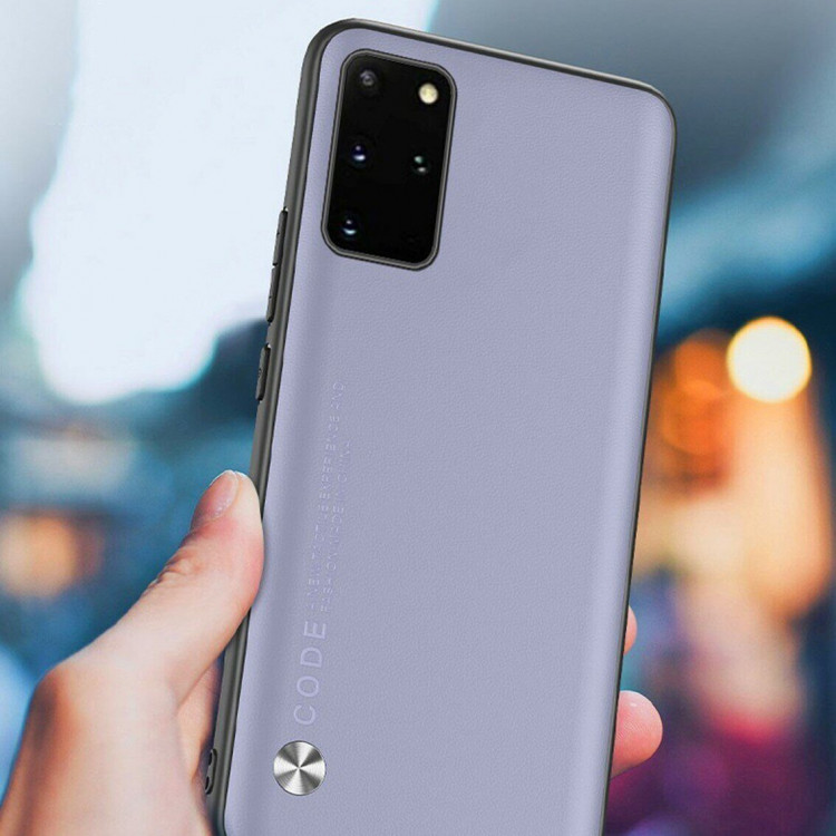 Чехол из искусственной кожи для Samsung Galaxy S20 Plus (светло-фиолетовый)