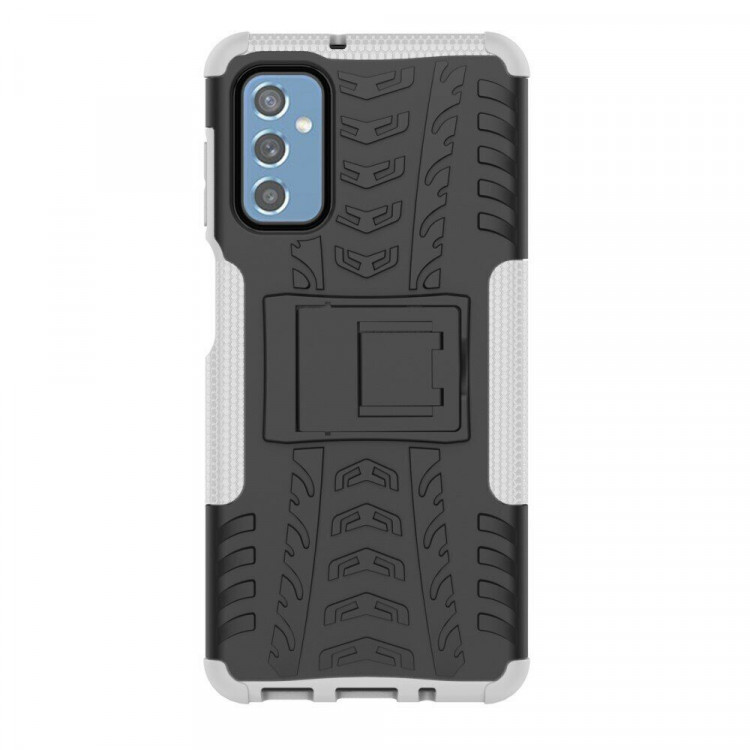 Чехол Hybrid Armor для Samsung Galaxy M52 5G (черный + белый)
