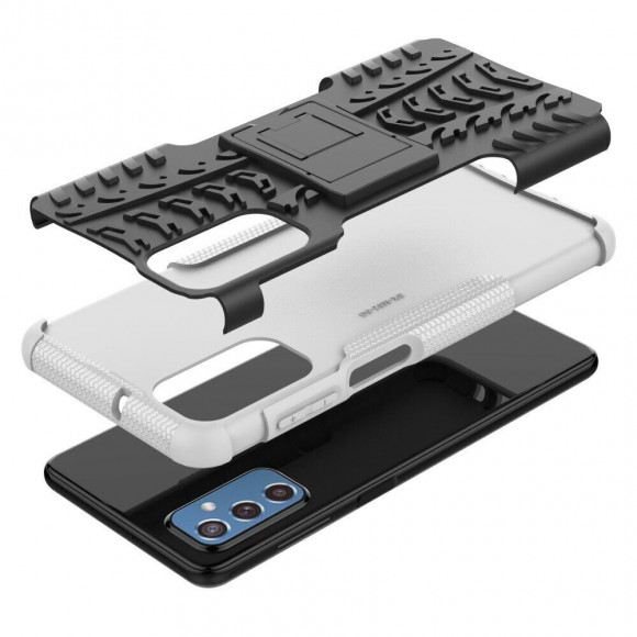 Чехол Hybrid Armor для Samsung Galaxy M52 5G (черный + белый) Чехол Hybrid Armor для Samsung Galaxy M52 5G (черный + белый)