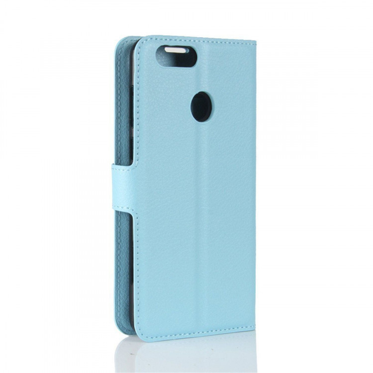 Чехол с визитницей для Huawei Honor 7X (голубой)