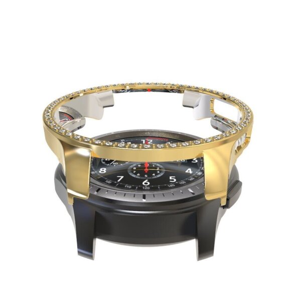 Декоративный бампер для Samsung Galaxy Watch 46мм (золотой) Декоративный бампер для Samsung Galaxy Watch 46мм (золотой)