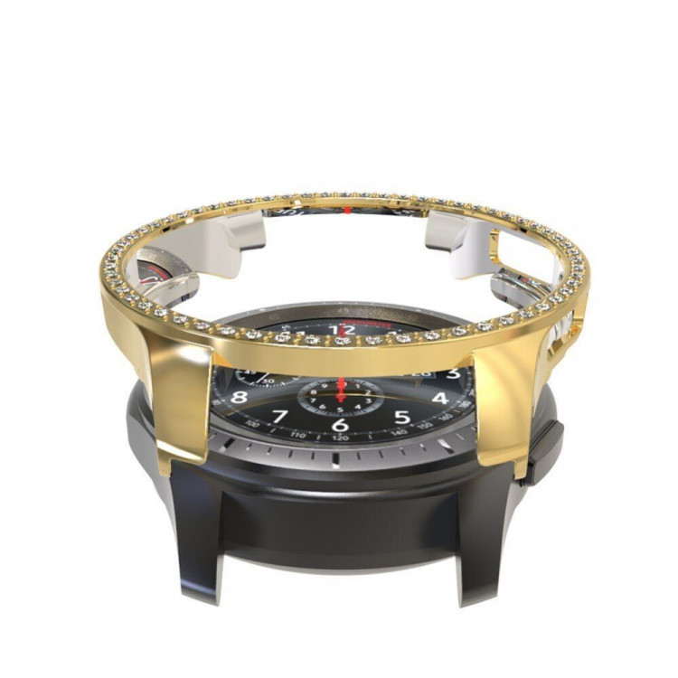 Декоративный бампер для Samsung Galaxy Watch 46мм (золотой)