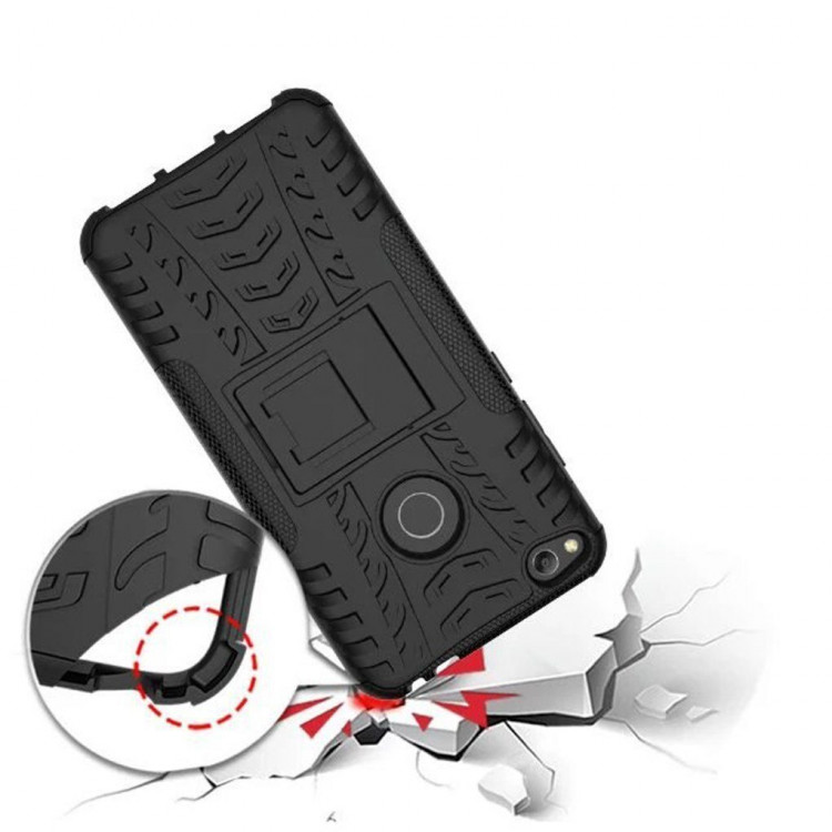 Чехлы на Huawei | Hybrid Armor Huawei Honor 8 lite (черный)