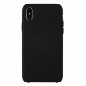 Силиконовый чехол Mobile Shell для iPhone XS / iPhone X (черный)