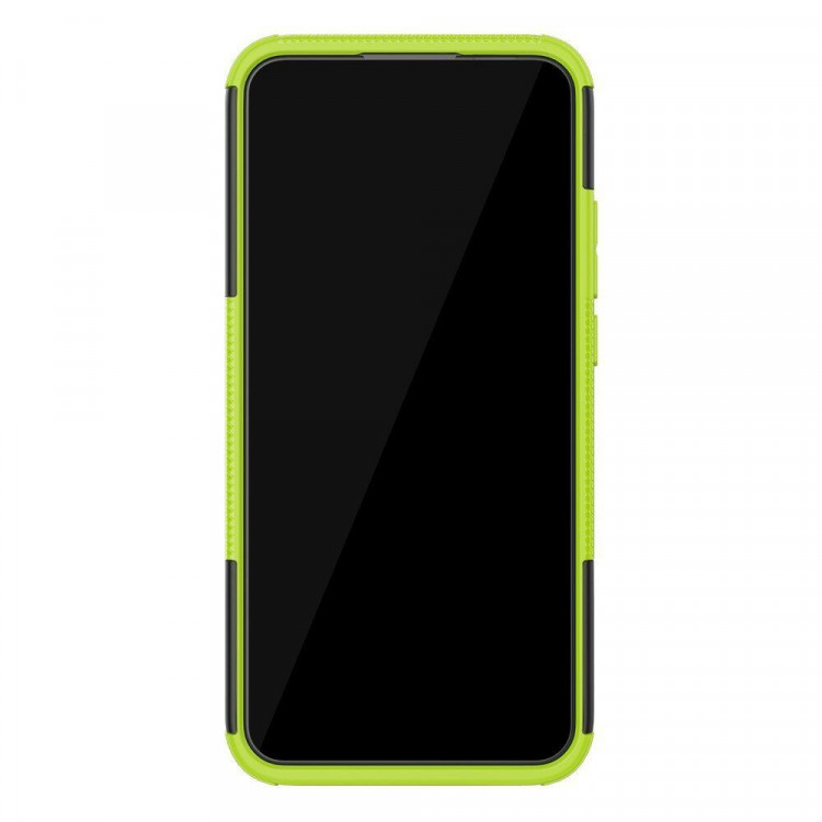 Чехол Hybrid Armor для Huawei Nova 5i Pro / Mate 30 Lite (черный + зеленый)