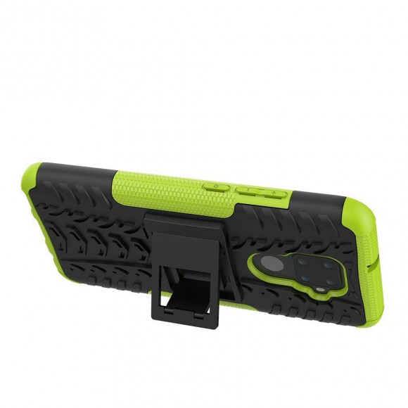Чехол Hybrid Armor для Huawei Nova 5i Pro / Mate 30 Lite (черный + зеленый) Чехол Hybrid Armor для Huawei Nova 5i Pro / Mate 30 Lite (черный + зеленый)