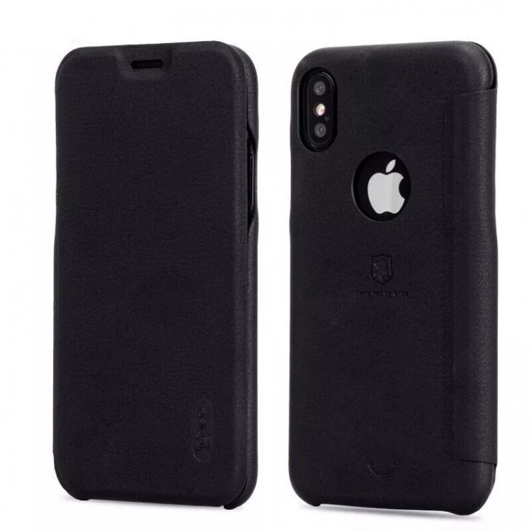 Чехол LENUO для iPhone X / ХS (черный)