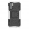Чехол Hybrid Armor для Huawei P30 Pro (черный + белый)