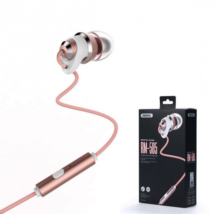 Стереонаушники REMAX RM-585 (розовое золото)