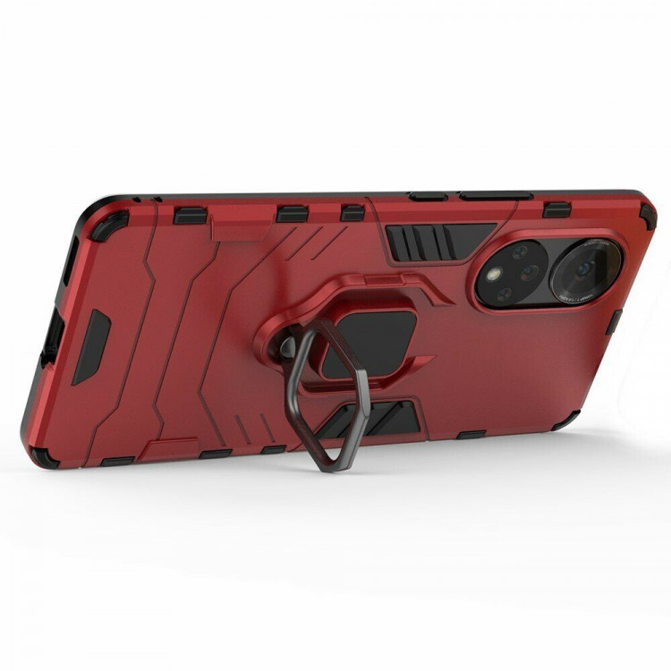 Чехол Armor Ring Holder для Honor 50 (красный)