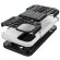 Чехол Hybrid Armor для iPhone 13 (черный + белый)