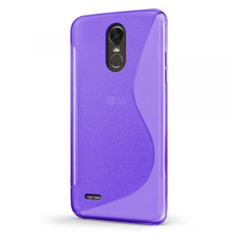 Нескользящий чехол для LG Stylus 3 M400DY (фиолетовый)