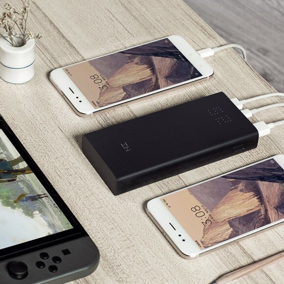 Внешний аккумулятор Xiaomi ZMI QB822 Aura Power Bank 20000mAh (черный)