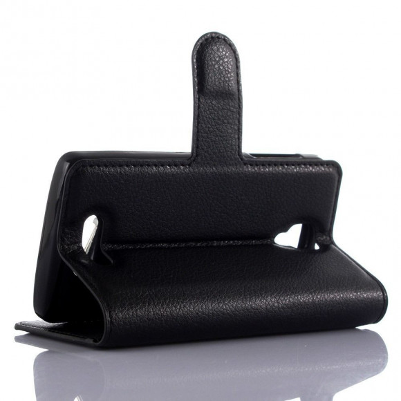 Чехол с визитницей для Lenovo A1000 (черный)