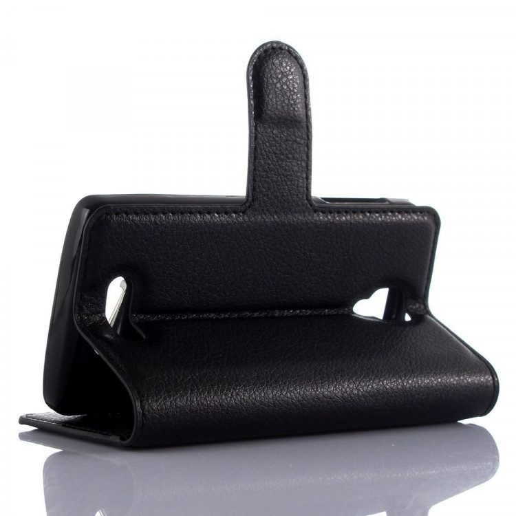 Чехол с визитницей для Lenovo A1000 (черный)