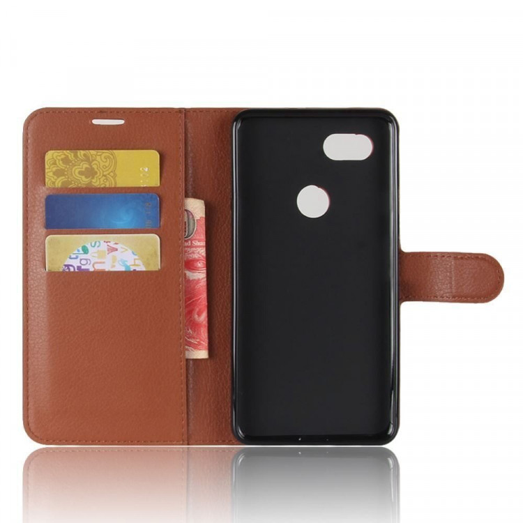 Чехол с визитницей для Google Pixel 2 XL (коричневый)