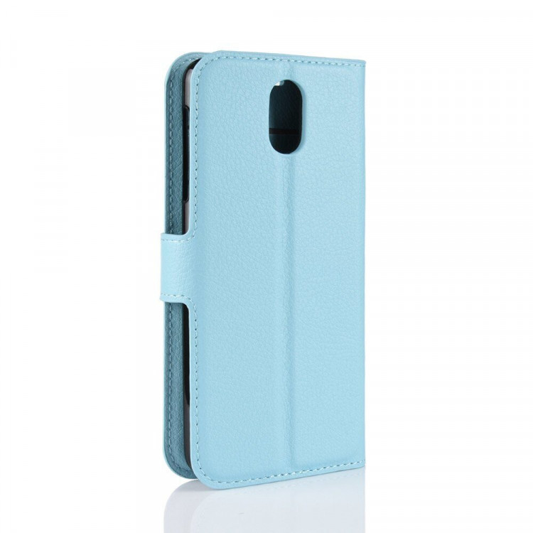 Чехол с визитницей для Nokia 3.1 (голубой)