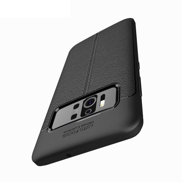 Чехол-накладка Litchi Grain для ASUS Zenfone AR ZS571KL (черный) Чехол-накладка Litchi Grain для ASUS Zenfone AR ZS571KL (черный)