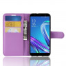 Чехол с визитницей для Asus ZenFone Max (M1) ZB555KL (фиолетовый)