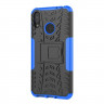 Чехол Hybrid Armor для ASUS Zenfone Max (M2) ZB633KL (черный + голубой)