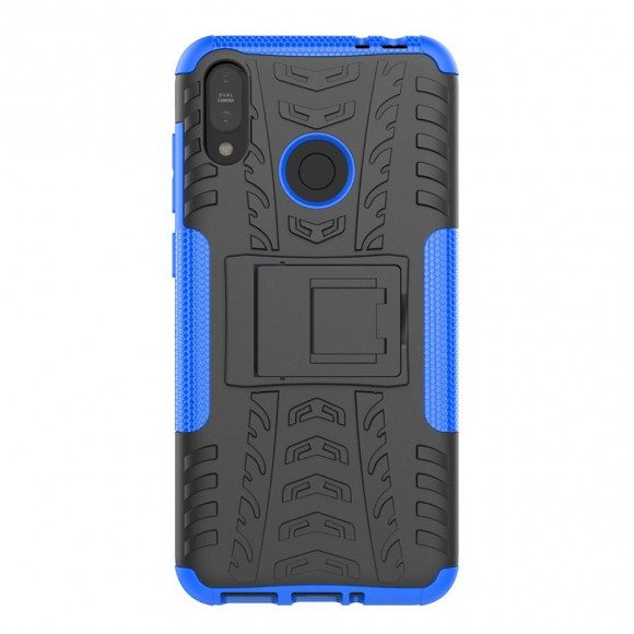 Чехол Hybrid Armor для ASUS Zenfone Max (M2) ZB633KL (черный + голубой) Чехол Hybrid Armor для ASUS Zenfone Max (M2) ZB633KL (черный + голубой)