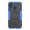 Чехол Hybrid Armor для ASUS Zenfone Max (M2) ZB633KL (черный + голубой)