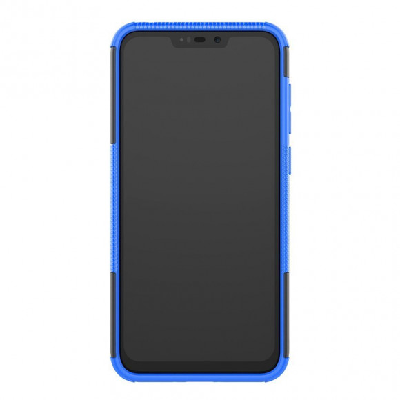 Чехол Hybrid Armor для ASUS Zenfone Max (M2) ZB633KL (черный + голубой) Чехол Hybrid Armor для ASUS Zenfone Max (M2) ZB633KL (черный + голубой)