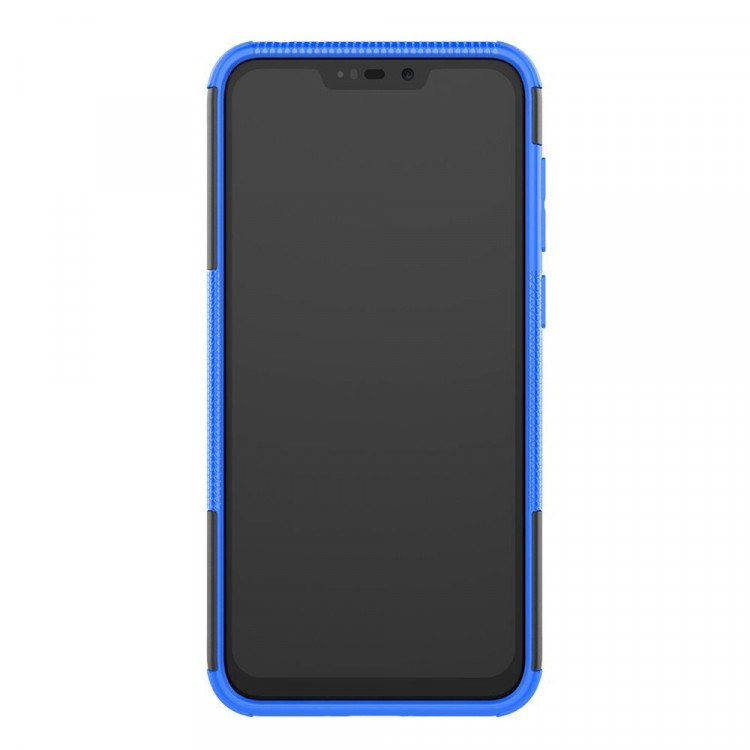 Чехол Hybrid Armor для ASUS Zenfone Max (M2) ZB633KL (черный + голубой)