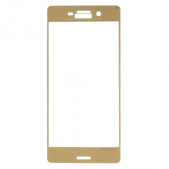 3D - Защитное стекло для Sony Xperia X (золотой)