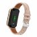 Кожаный ремешок для Xiaomi Smart Band 7 Pro (розовый)
