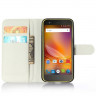 Чехол с визитницей для ZTE Blade X5 (белый)