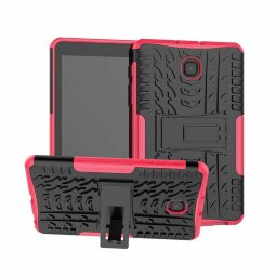Чехол Hybrid Armor для Samsung Galaxy Tab A 8.0 (2018) SM-T387 (черный + розовый)