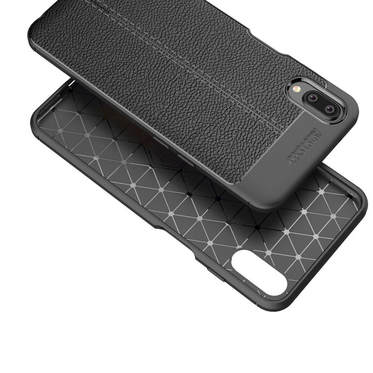 Чехол-накладка Litchi Grain для Meizu E3 (серый)