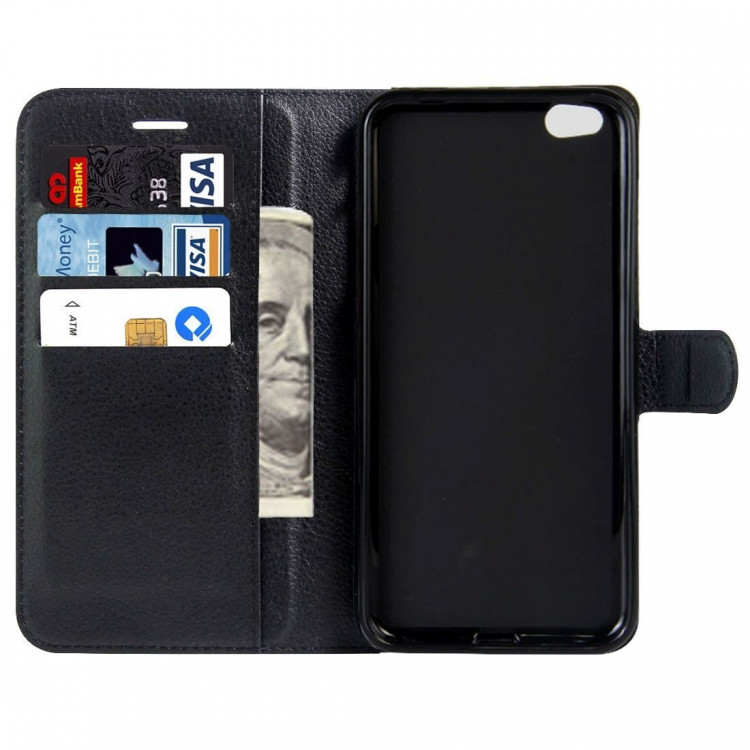Чехол с визитницей для Xiaomi Mi5C (черный)