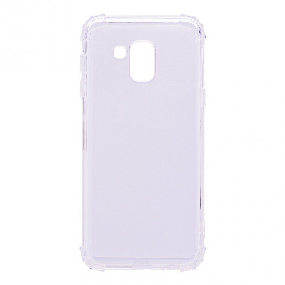 Силиконовый чехол с усиленными бортиками для Samsung Galaxy J6 (2018) (прозрачный) Силиконовый чехол с усиленными бортиками для Samsung Galaxy J6 (2018) (прозрачный)