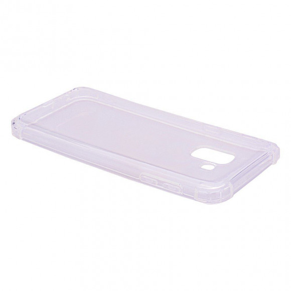 Силиконовый чехол с усиленными бортиками для Samsung Galaxy J6 (2018) (прозрачный) Силиконовый чехол с усиленными бортиками для Samsung Galaxy J6 (2018) (прозрачный)