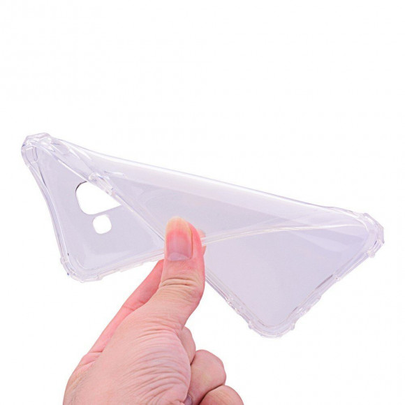 Силиконовый чехол с усиленными бортиками для Samsung Galaxy J6 (2018) (прозрачный) Силиконовый чехол с усиленными бортиками для Samsung Galaxy J6 (2018) (прозрачный)