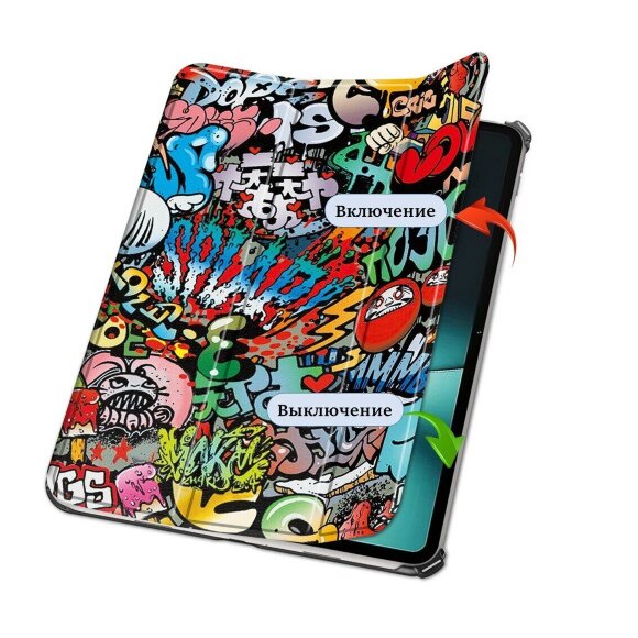 Чехол Smart Case для OnePlus Pad, Oppo Pad 2 (Graffiti) Чехол Smart Case для OnePlus Pad, Oppo Pad 2 (Graffiti)