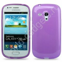 Пластиковый TPU чехол для Samsung Galaxy S3 mini / i8190 (фиолетовый)