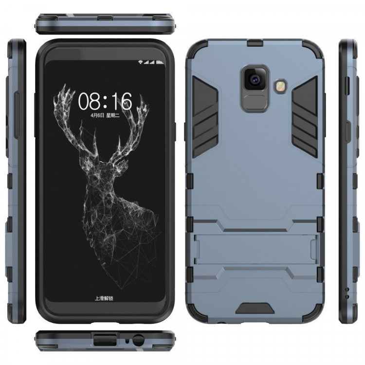 Чехол Duty Armor для Samsung Galaxy A6+ (Plus) (темно-синий)