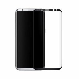 Защитное стекло 3D для Samsung Galaxy S8+ (черный)