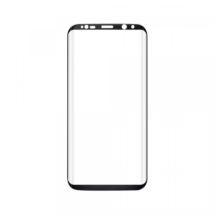 Защитное стекло 3D для Samsung Galaxy S8+ (черный)