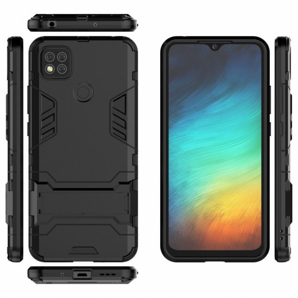 Чехол Duty Armor для Xiaomi Redmi 9C (черный) Чехол Duty Armor для Xiaomi Redmi 9C (черный)