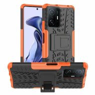 Чехол Hybrid Armor для Xiaomi 11T / Xiaomi 11T Pro (черный + оранжевый) Чехол Hybrid Armor для Xiaomi 11T / Xiaomi 11T Pro (черный + оранжевый)