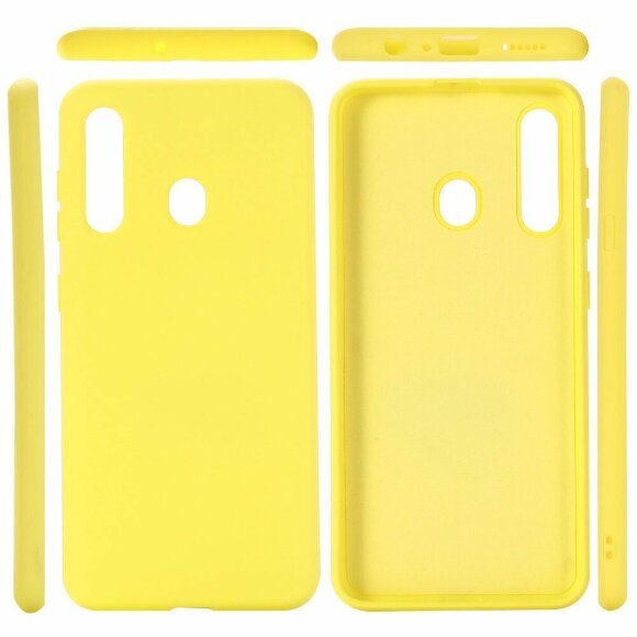 Силиконовый чехол Mobile Shell для Samsung Galaxy A10s (желтый)