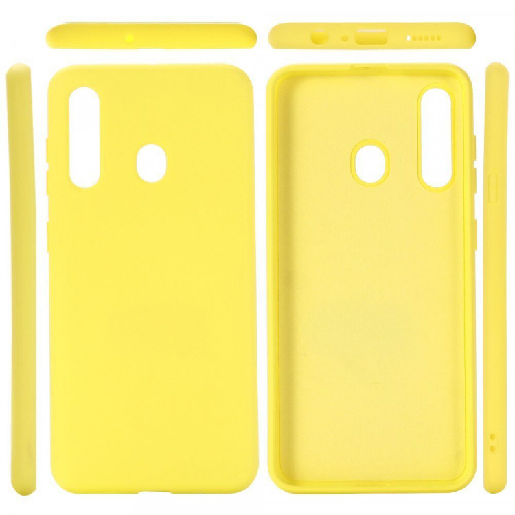 Силиконовый чехол Mobile Shell для Samsung Galaxy A10s (желтый)