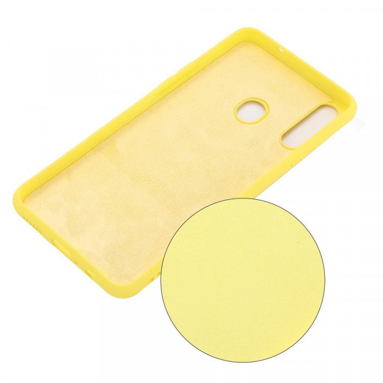 Силиконовый чехол Mobile Shell для Samsung Galaxy A10s (желтый)