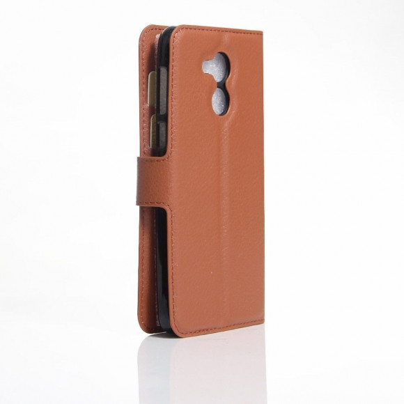 Чехол с визитницей для Huawei Enjoy 6s / Huawei Honor 6c (коричневый)